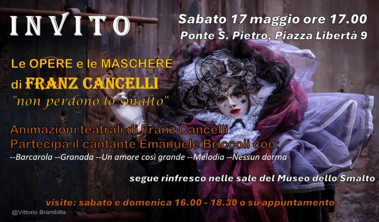 Le maschere di Franz Cancelli